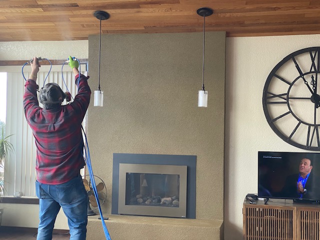 PMC Technician Working in Home